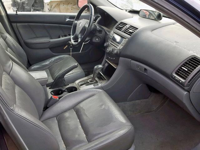 1HGCM56886A103733 - 2006 HONDA ACCORD EX BLUE photo 5