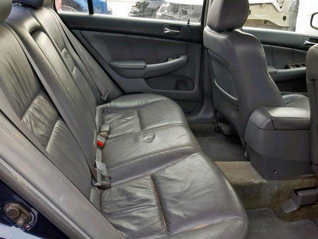 1HGCM56886A103733 - 2006 HONDA ACCORD EX BLUE photo 6