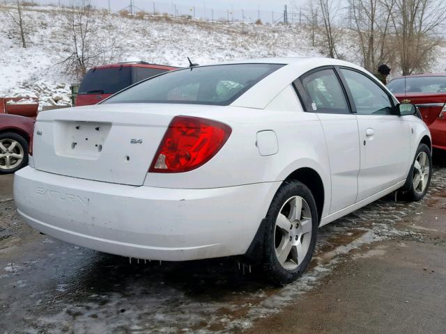 1G8AV15B67Z113795 - 2007 SATURN ION LEVEL WHITE photo 4