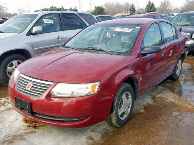 1G8AG52F15Z127870 - 2005 SATURN ION LEVEL RED photo 2