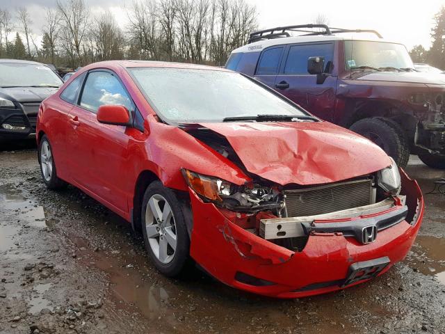 2HGFG11918H549479 - 2008 HONDA CIVIC EXL RED photo 1