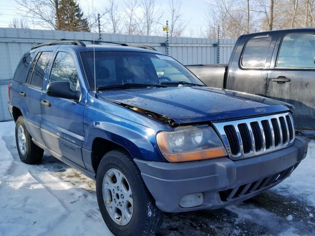 1J4GW48S91C723799 - 2001 JEEP GRAND CHER BLUE photo 1