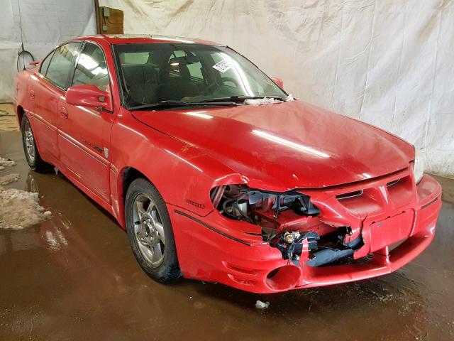 1G2NW52E82C108981 - 2002 PONTIAC GRAND AM G RED photo 1