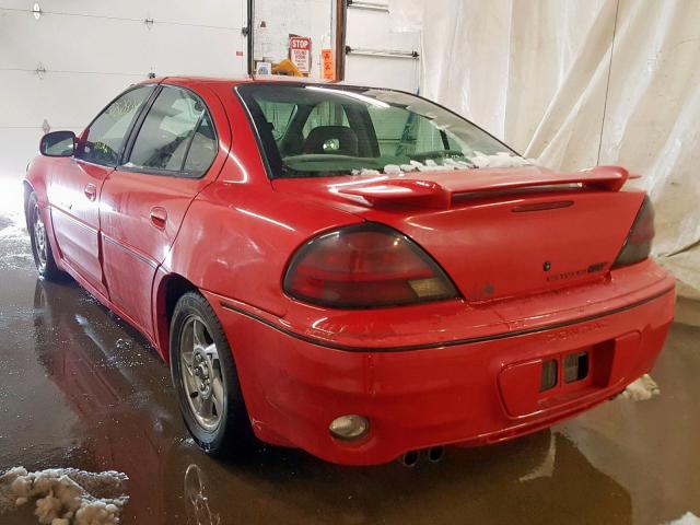 1G2NW52E82C108981 - 2002 PONTIAC GRAND AM G RED photo 3