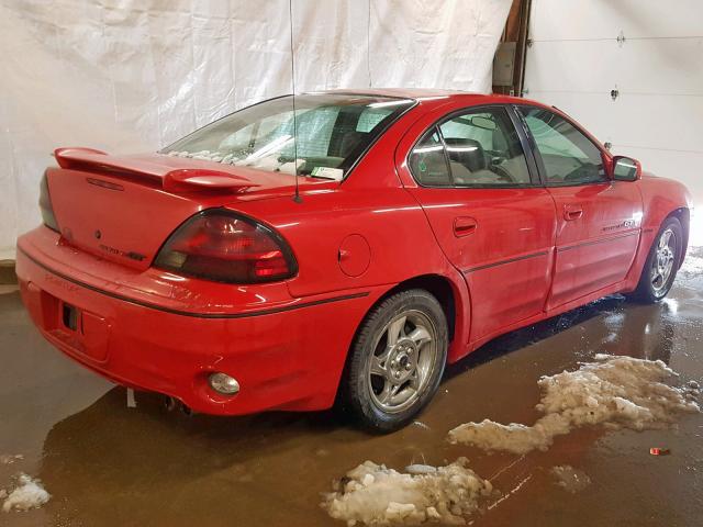 1G2NW52E82C108981 - 2002 PONTIAC GRAND AM G RED photo 4