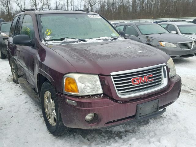 1GKDT13S772251158 - 2007 GMC ENVOY MAROON photo 1