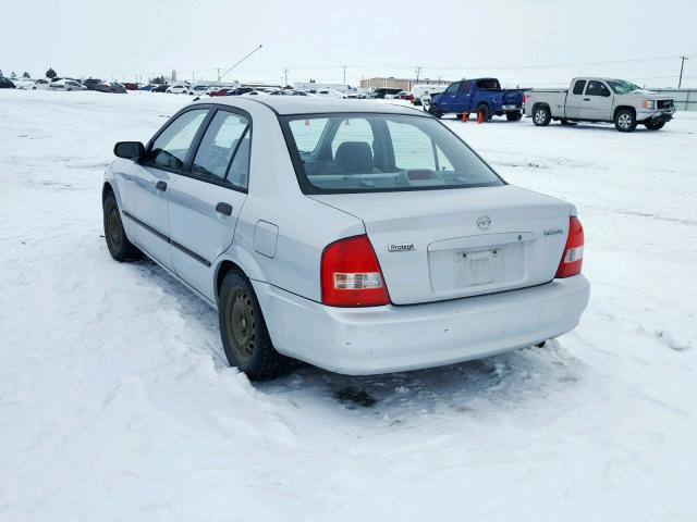 JM1BJ2226Y0271947 - 2000 MAZDA PROTEGE DX SILVER photo 3