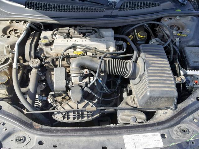 1C3EL46X23N505624 - 2003 CHRYSLER SEBRING LX BURGUNDY photo 7