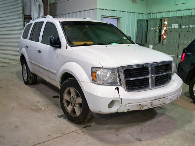 1D8HB58N38F128544 - 2008 DODGE DURANGO LI WHITE photo 1