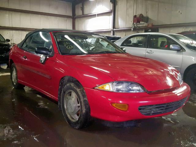 4G1JF32T0VB100081 - 1997 CHEVROLET CAVALIER L RED photo 1