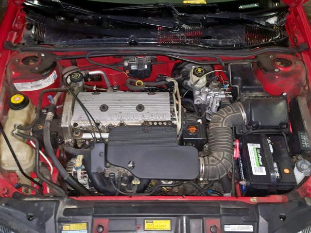 4G1JF32T0VB100081 - 1997 CHEVROLET CAVALIER L RED photo 7