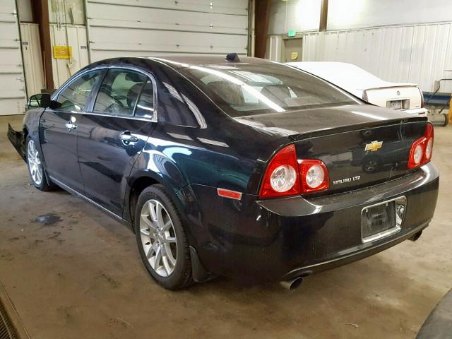 1G1ZG5E75CF100157 - 2012 CHEVROLET MALIBU LTZ შავი ფოტო 3