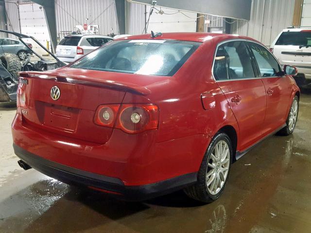 3VWXJ71K36M652439 - 2006 VOLKSWAGEN JETTA GLI RED photo 4