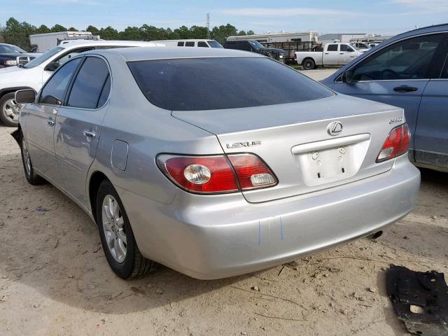 JTHBF30GX25022937 - 2002 LEXUS ES 300 SILVER photo 3