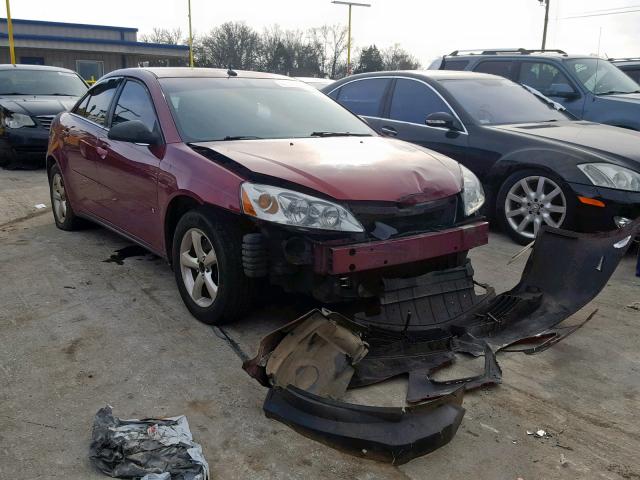 1G2ZF57B884256003 - 2008 PONTIAC G6 VALUE L MAROON photo 1