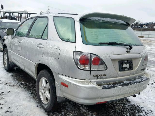 JTJHF10U710211267 - 2001 LEXUS RX 300 SILVER photo 3