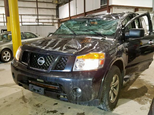 5N1AA0NC6FN600775 - 2015 NISSAN ARMADA SV BLACK photo 2