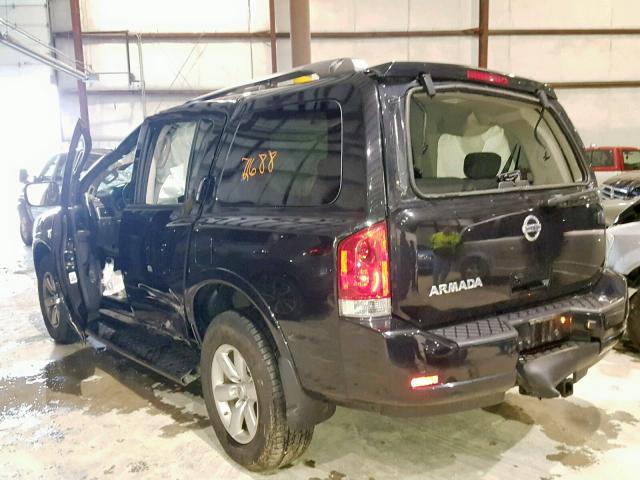 5N1AA0NC6FN600775 - 2015 NISSAN ARMADA SV BLACK photo 3