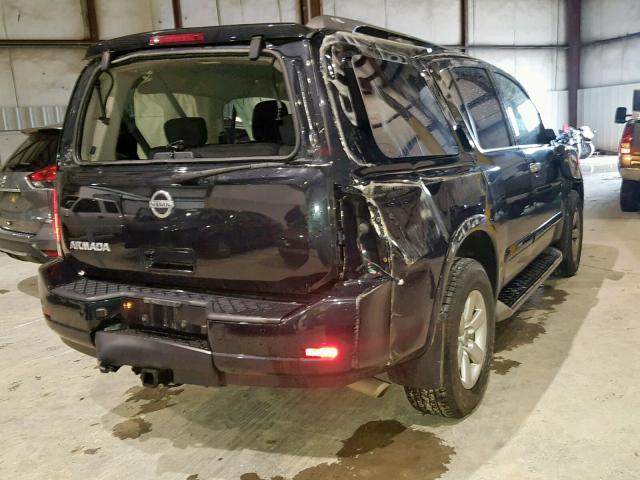 5N1AA0NC6FN600775 - 2015 NISSAN ARMADA SV BLACK photo 4