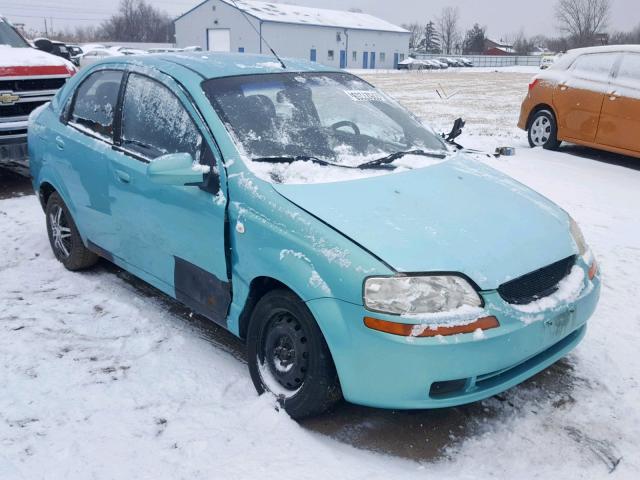 KL1TD56686B551226 - 2006 CHEVROLET AVEO BASE ტალღისფერი ფოტო 1