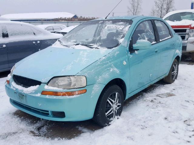 KL1TD56686B551226 - 2006 CHEVROLET AVEO BASE ტალღისფერი ფოტო 2