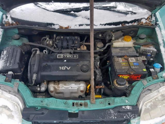 KL1TD56686B551226 - 2006 CHEVROLET AVEO BASE ტალღისფერი ფოტო 7