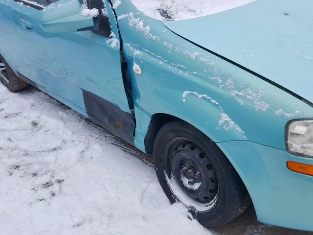 KL1TD56686B551226 - 2006 CHEVROLET AVEO BASE ტალღისფერი ფოტო 9