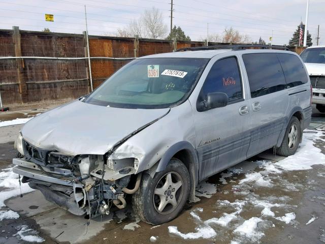 1GMDX03E42D196388 - 2002 PONTIAC MONTANA SILVER photo 2