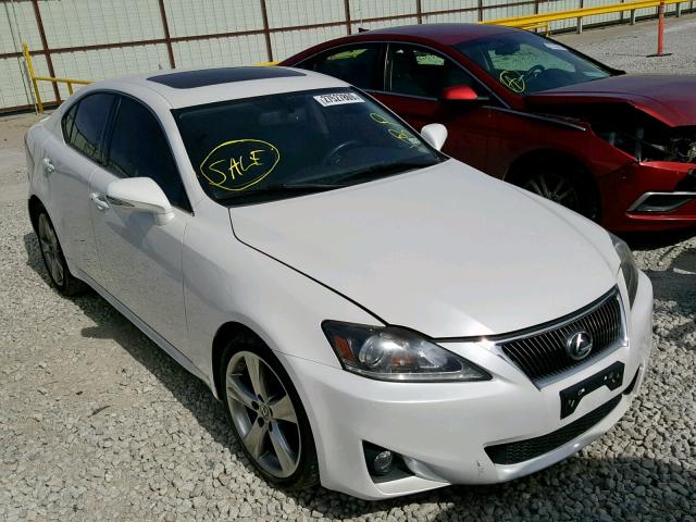 JTHBF5C2XC5166078 - 2012 LEXUS IS 250 WHITE photo 1