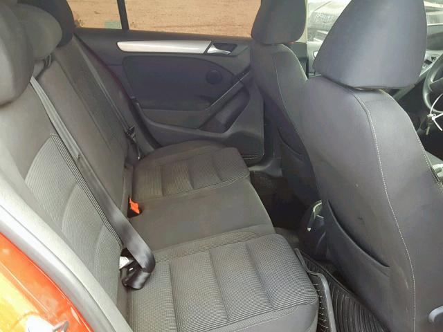 WVWDA7AJ6BW305694 - 2011 VOLKSWAGEN GOLF RED photo 6