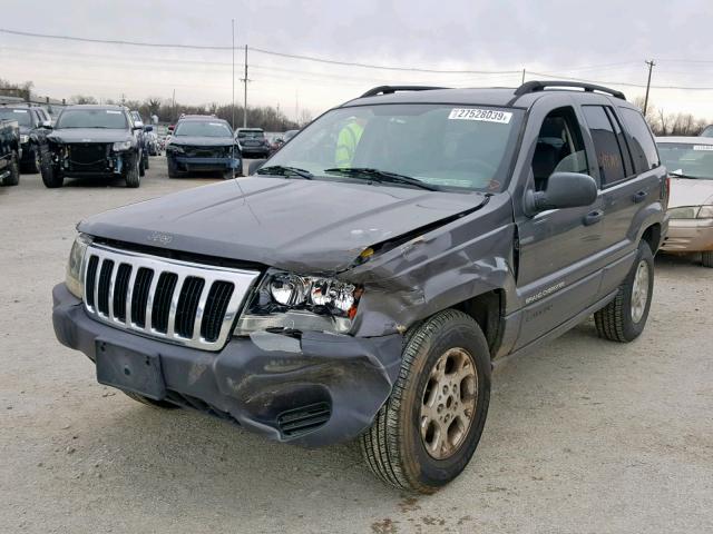 1J4GW48S33C516487 - 2003 JEEP GRAND CHER GRAY photo 2