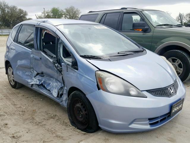 JHMGE88239S073996 - 2009 HONDA FIT BLUE photo 1