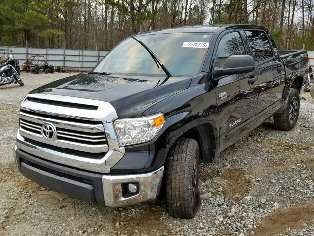 5TFDW5F15GX500041 - 2016 TOYOTA TUNDRA CRE BLACK photo 2