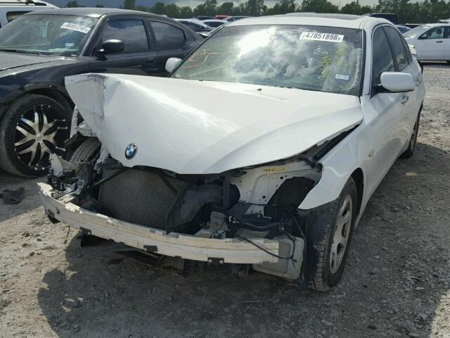 WBANA53594B852541 - 2004 BMW 525 I WHITE photo 2