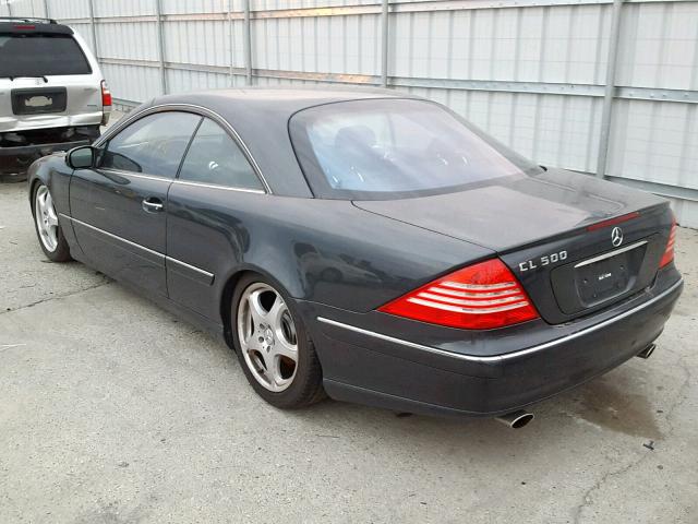 WDBPJ75J04A042267 - 2004 MERCEDES-BENZ CL 500 BLUE photo 3