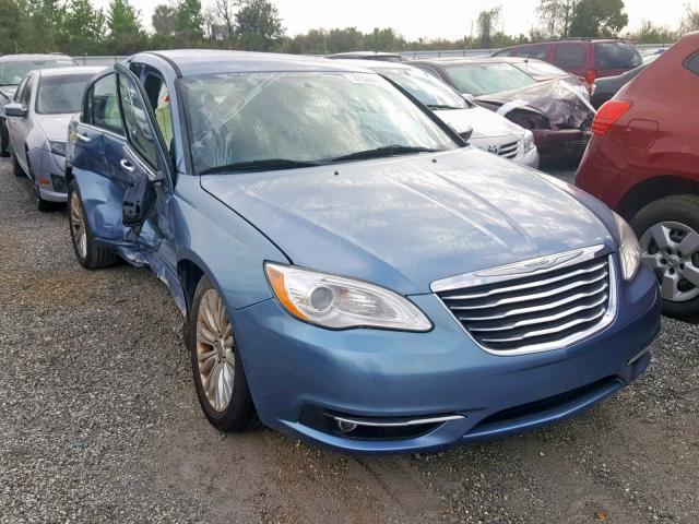 1C3BC2FB5BN569733 - 2011 CHRYSLER 200 LIMITE BLUE photo 1