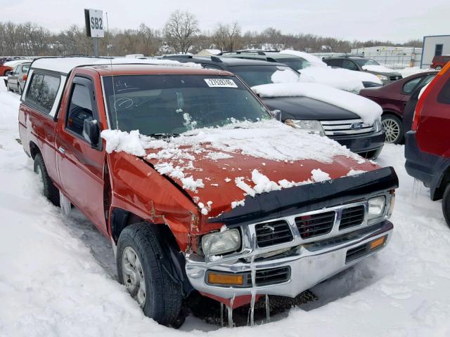1N6SD11S8VC323850 - 1997 NISSAN TRUCK BASE RED photo 1