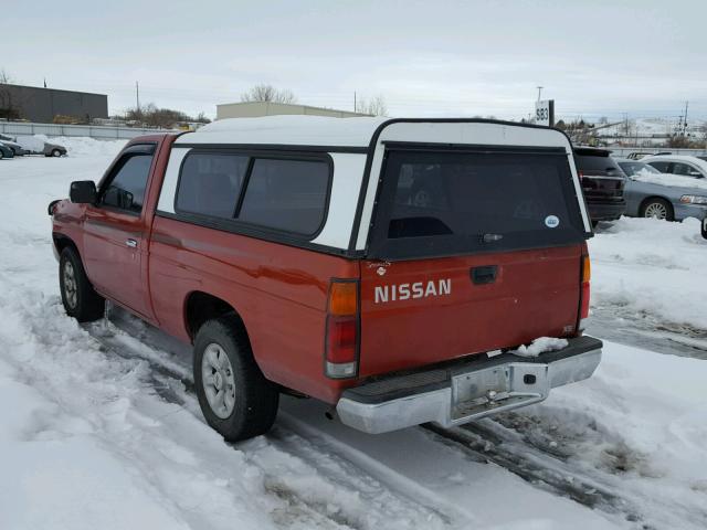 1N6SD11S8VC323850 - 1997 NISSAN TRUCK BASE RED photo 3