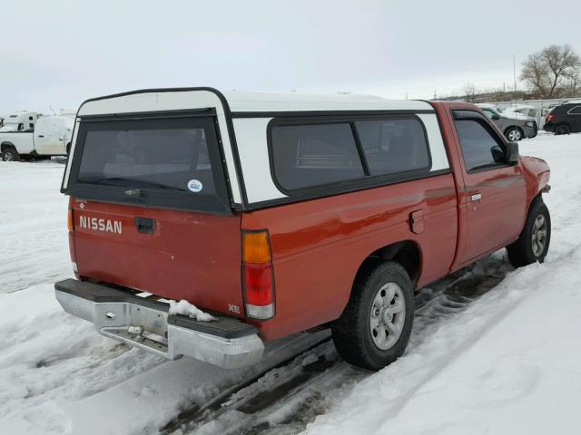 1N6SD11S8VC323850 - 1997 NISSAN TRUCK BASE RED photo 4