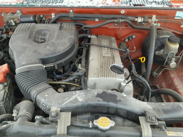 1N6SD11S8VC323850 - 1997 NISSAN TRUCK BASE RED photo 7