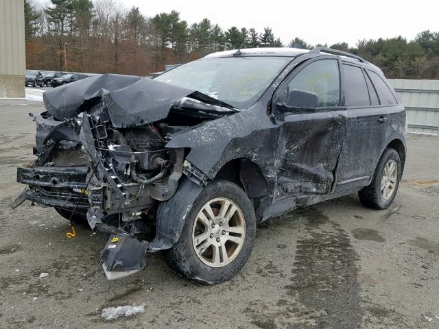 2FMDK48C68BA27615 - 2008 FORD EDGE SEL BLACK photo 2