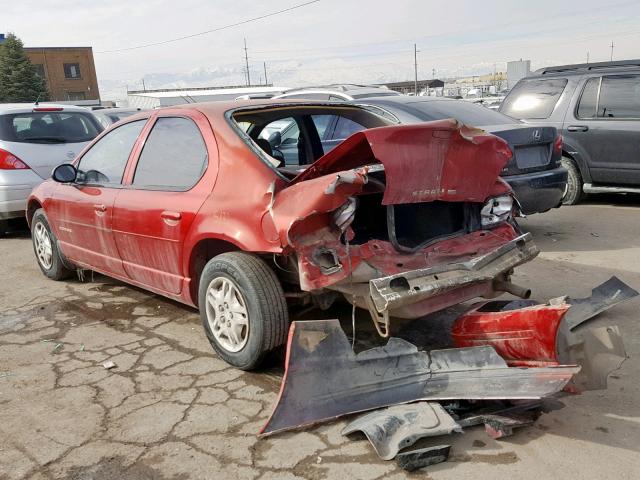 1B3EJ46X5XN542241 - 1999 DODGE STRATUS RED photo 3