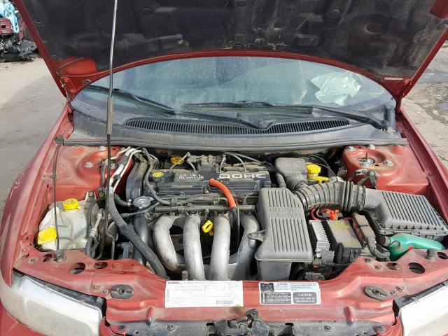 1B3EJ46X5XN542241 - 1999 DODGE STRATUS RED photo 7