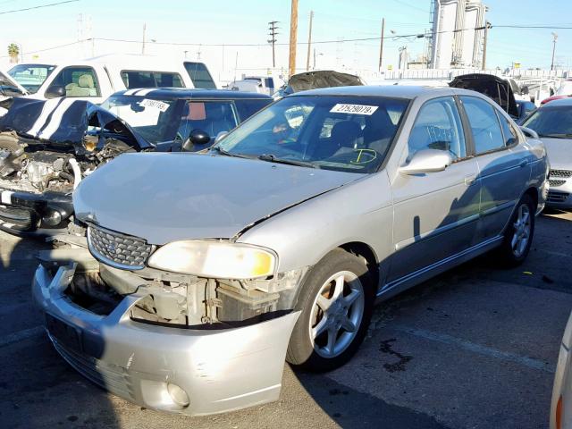 3N1BB51D91L113020 - 2001 NISSAN SENTRA SE SILVER photo 2