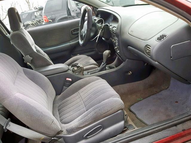 1G2WP12K01F168556 - 2001 PONTIAC GRAND PRIX MAROON photo 5