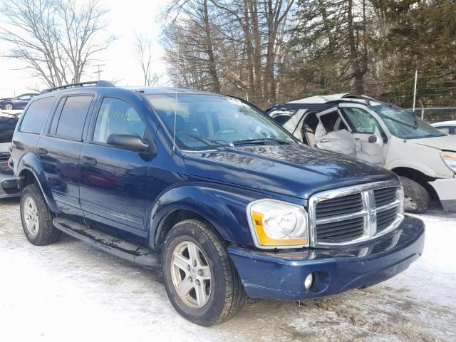 1D4HB48D44F170847 - 2004 DODGE DURANGO SL BLUE photo 1