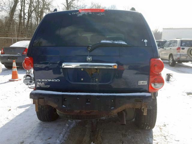 1D4HB48D44F170847 - 2004 DODGE DURANGO SL BLUE photo 10