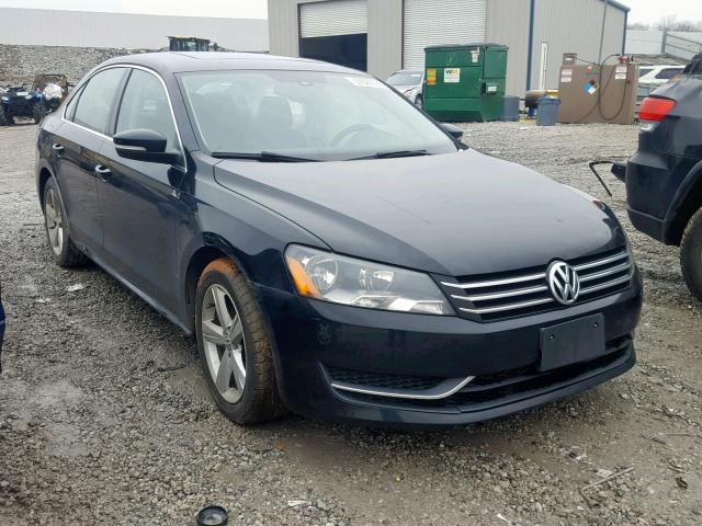 1VWBP7A30DC120288 - 2013 VOLKSWAGEN PASSAT SE BLACK photo 1