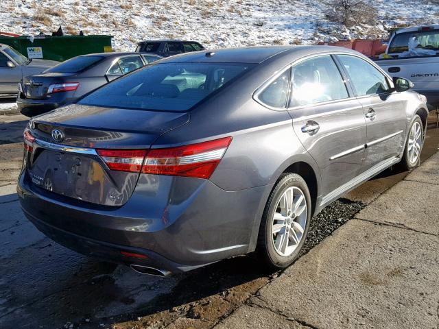 4T1BK1EB6FU189205 - 2015 TOYOTA AVALON XLE CHARCOAL photo 4
