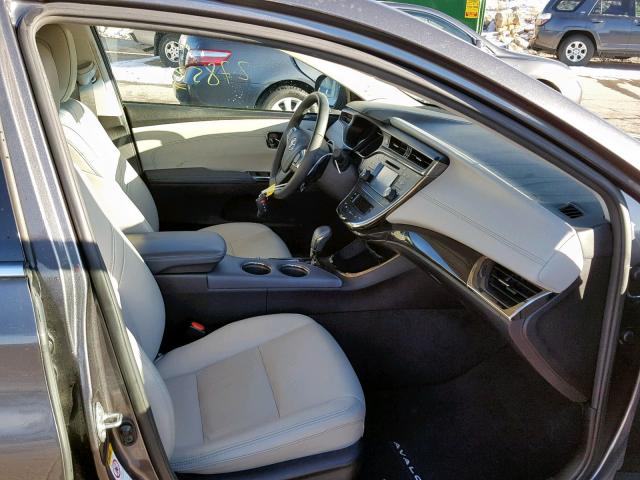 4T1BK1EB6FU189205 - 2015 TOYOTA AVALON XLE CHARCOAL photo 5